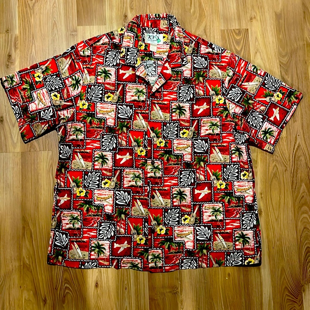 Vintage Hawaiian Shirt  Ky’s Made in Hawaiii XXl